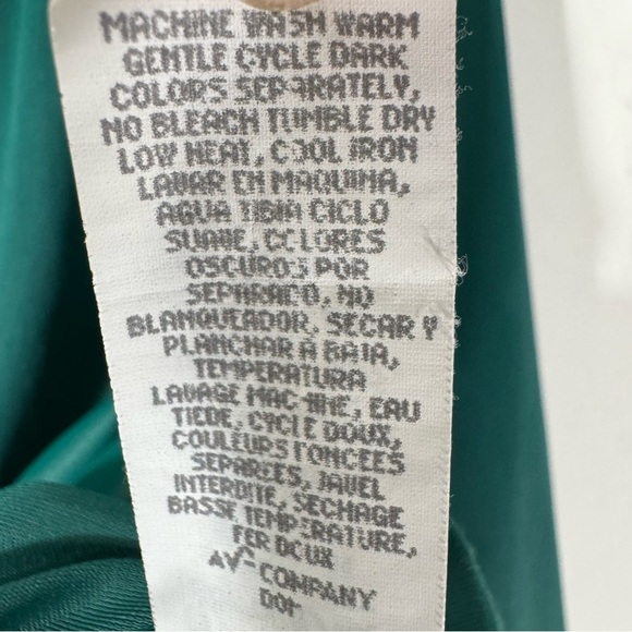 Vintage Vanity Fair Women's Green Button House Dress Nightgown Robe - Picture 11 of 12